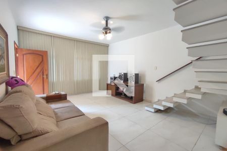 1º Pav - Sala de casa de condomínio à venda com 3 quartos, 256m² em Taquara, Rio de Janeiro
