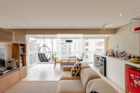 Sala/Cozinha de apartamento à venda com 1 quarto, 74m² em Aclimação, São Paulo