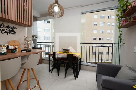Varanda gourmet de apartamento à venda com 2 quartos, 54m² em Socorro, São Paulo
