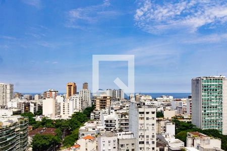Vista da sala 1 de apartamento à venda com 3 quartos, 109m² em Leblon, Rio de Janeiro