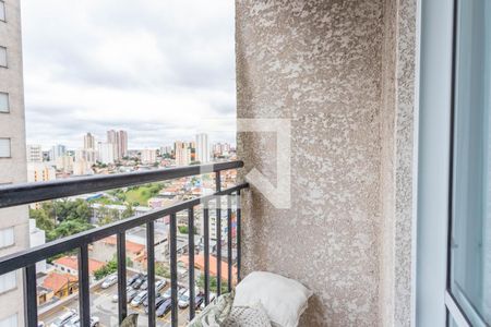 Varanda da sala  de apartamento à venda com 3 quartos, 60m² em Centro, Diadema