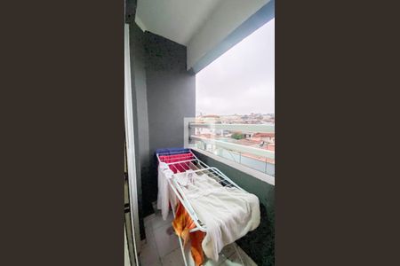 Varanda Sala - Sala de Jantar de apartamento para alugar com 2 quartos, 44m² em Vila Luzita, Santo André