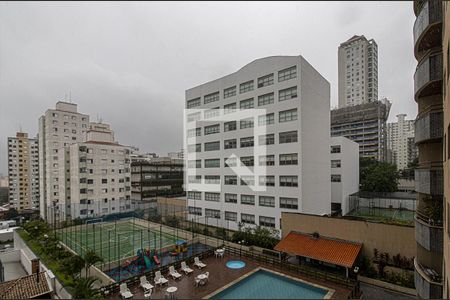 vistas da sacada de apartamento para alugar com 1 quarto, 45m² em Aclimação, São Paulo