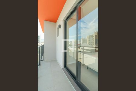 Varanda de apartamento à venda com 1 quarto, 47m² em Farroupilha, Porto Alegre