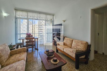 Sala de apartamento para alugar com 3 quartos, 90m² em Centro, Guarujá