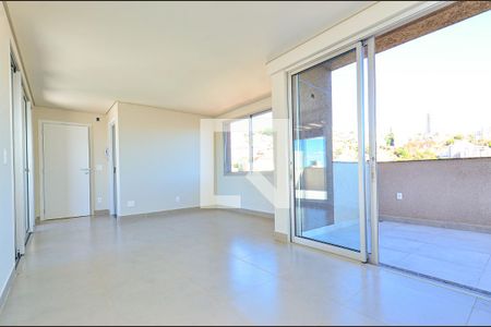 Sala de estar de apartamento à venda com 3 quartos, 146m² em São Lucas, Belo Horizonte