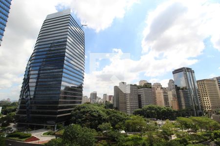Vista da Varanda de kitnet/studio à venda com 1 quarto, 53m² em Vila Olímpia, São Paulo