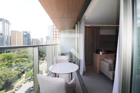 Varanda de apartamento à venda com 1 quarto, 53m² em Vila Olímpia, São Paulo