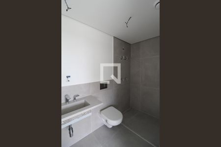 Banheiro de kitnet/studio à venda com 1 quarto, 53m² em Vila Olímpia, São Paulo