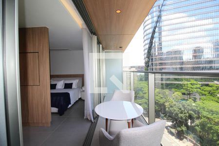 Varanda de apartamento à venda com 1 quarto, 53m² em Vila Olímpia, São Paulo