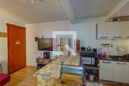 Sala/Cozinha de apartamento para alugar com 2 quartos, 45m² em Rio Branco, Canoas