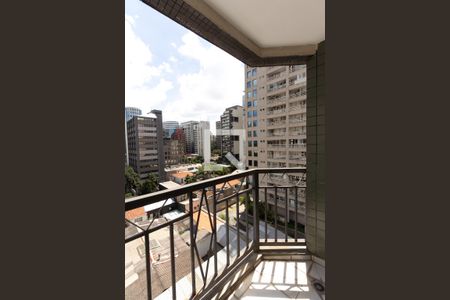 Varanda da Sala de apartamento à venda com 2 quartos, 57m² em Vila Olímpia, São Paulo