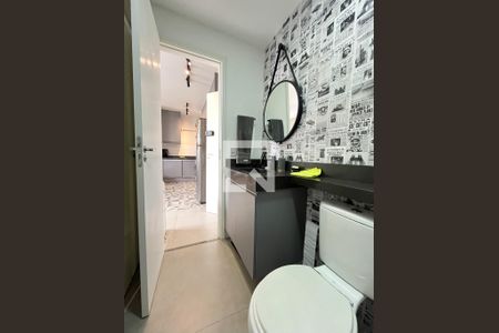 Banheiro da Suíte de apartamento à venda com 1 quarto, 35m² em Vila Paulista, São Paulo