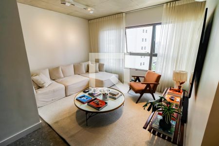 Sala de apartamento à venda com 2 quartos, 70m² em Jardim Fonte do Morumbi, São Paulo