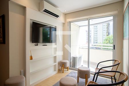 Sala de apartamento à venda com 1 quarto, 38m² em Bela Vista, São Paulo