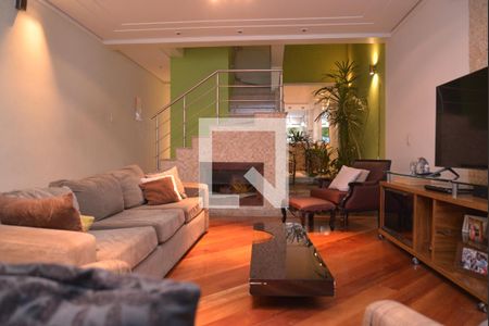 Detalhe Sala 1 de casa à venda com 4 quartos, 250m² em Vila Valparaíso, Santo André