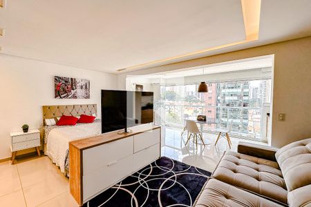 Sala/Quarto de kitnet/studio à venda com 1 quarto, 52m² em Vila Regente Feijó, São Paulo