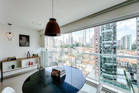 Varanda da Sala/Quarto de kitnet/studio à venda com 1 quarto, 52m² em Vila Regente Feijó, São Paulo