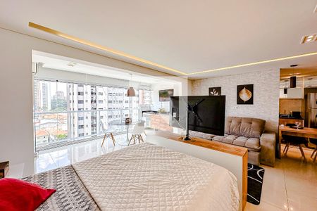 Sala/Quarto de kitnet/studio à venda com 1 quarto, 52m² em Vila Regente Feijó, São Paulo