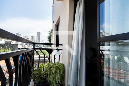Varanda de apartamento à venda com 2 quartos, 57m² em Vila Monte Alegre, São Paulo
