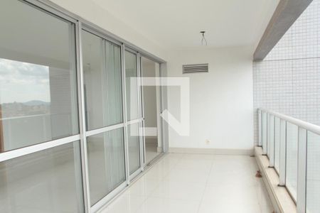 Varanda Sala de apartamento à venda com 4 quartos, 163m² em Itapoã, Belo Horizonte