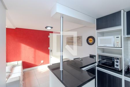 Sala/Cozinha de apartamento à venda com 2 quartos, 39m² em Mato Grande, Canoas