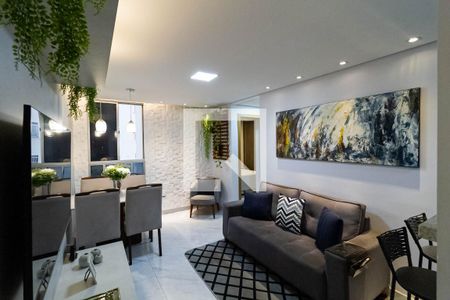 Sala de apartamento à venda com 2 quartos, 49m² em Castelo, Belo Horizonte