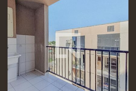 Varanda E área de serviço de apartamento para alugar com 2 quartos, 50m² em Feitoria, São Leopoldo