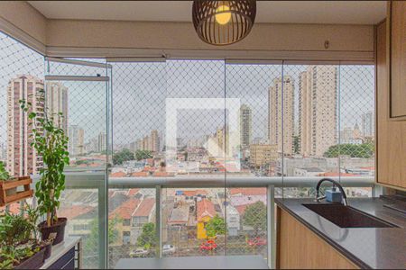 Varanda sala de apartamento à venda com 1 quarto, 40m² em Ipiranga, São Paulo