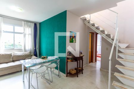 Sala de apartamento à venda com 2 quartos, 136m² em Buritis, Belo Horizonte