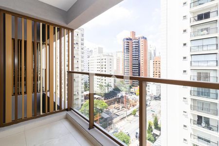 Varanda de kitnet/studio à venda com 1 quarto, 27m² em Vila Nova Conceição, São Paulo