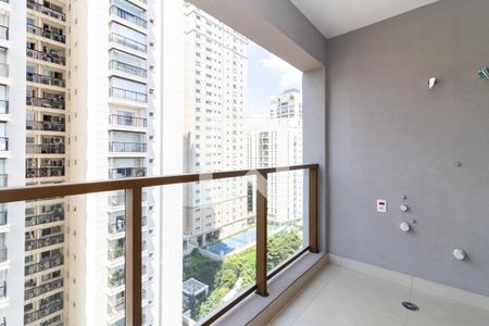 Varanda de kitnet/studio para alugar com 1 quarto, 27m² em Vila Nova Conceição, São Paulo