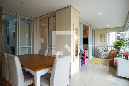Varanda Gourmet de apartamento à venda com 3 quartos, 123m² em Consolação, São Paulo