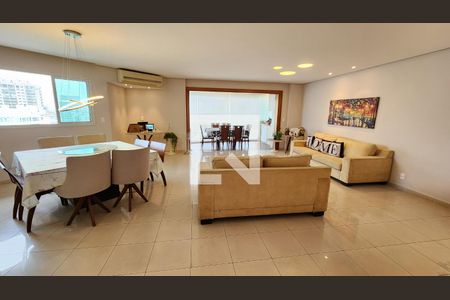 Sala de apartamento para alugar com 3 quartos, 199m² em Ponta da Praia, Santos