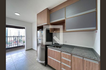 Sala/Cozinha de apartamento para alugar com 1 quarto, 35m² em Campo Belo, São Paulo