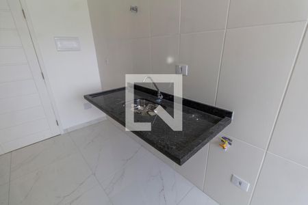 Sala e Cozinha Integrada  de apartamento à venda com 1 quarto, 31m² em Parque das Paineiras, São Paulo