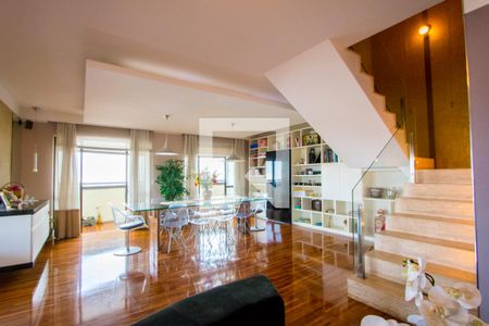 Sala de jantar de apartamento para alugar com 3 quartos, 279m² em Vila Assunção, Santo André