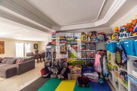 Sala de casa de condomínio à venda com 6 quartos, 600m² em Tamboré, Santana de Parnaíba