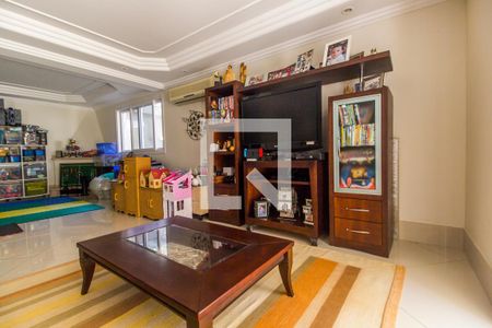 Sala de TV de casa de condomínio à venda com 6 quartos, 600m² em Tamboré, Santana de Parnaíba