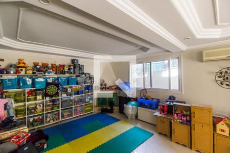 Sala de casa de condomínio à venda com 6 quartos, 600m² em Tamboré, Santana de Parnaíba