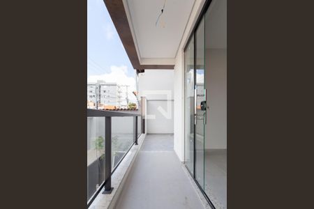 Varanda da Suíte de apartamento à venda com 3 quartos, 128m² em Rio Branco, Belo Horizonte