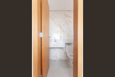 Banheiro da Suíte de apartamento à venda com 3 quartos, 64m² em Rio Branco, Belo Horizonte