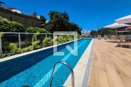 Área comum - Piscina de apartamento para alugar com 1 quarto, 47m² em Horto Florestal, Salvador