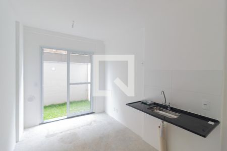 Sala/Cozinha conjugados de apartamento para alugar com 1 quarto, 35m² em Jardim Prudência, São Paulo