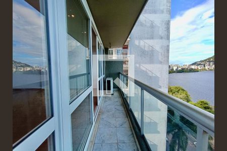 Varanda de apartamento para alugar com 3 quartos, 163m² em Lagoa, Rio de Janeiro