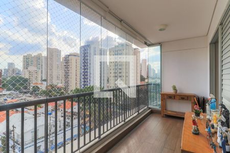 Varanda da Sala de apartamento à venda com 2 quartos, 110m² em Cidade Monções, São Paulo