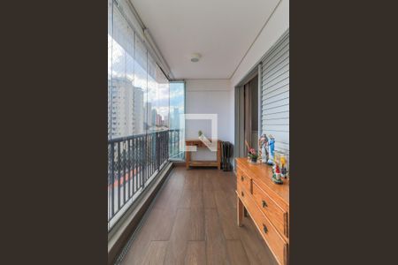 Varanda da Sala de apartamento à venda com 2 quartos, 110m² em Cidade Monções, São Paulo