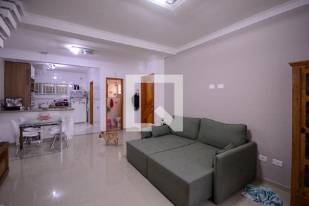 Sala  de casa de condomínio à venda com 3 quartos, 120m² em Vila Moinho Velho, São Paulo