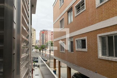 Vista Sala de apartamento para alugar com 1 quarto, 40m² em Boqueirão, Praia Grande