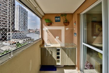 Varanda  de apartamento à venda com 2 quartos, 63m² em Quarta Parada, São Paulo